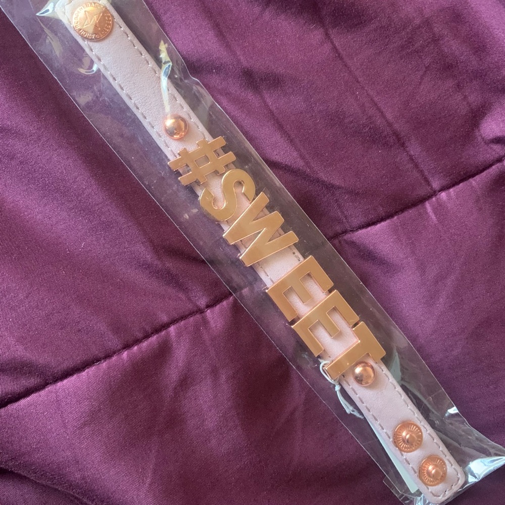 BCBG “#SWEET” Expression Bracelet